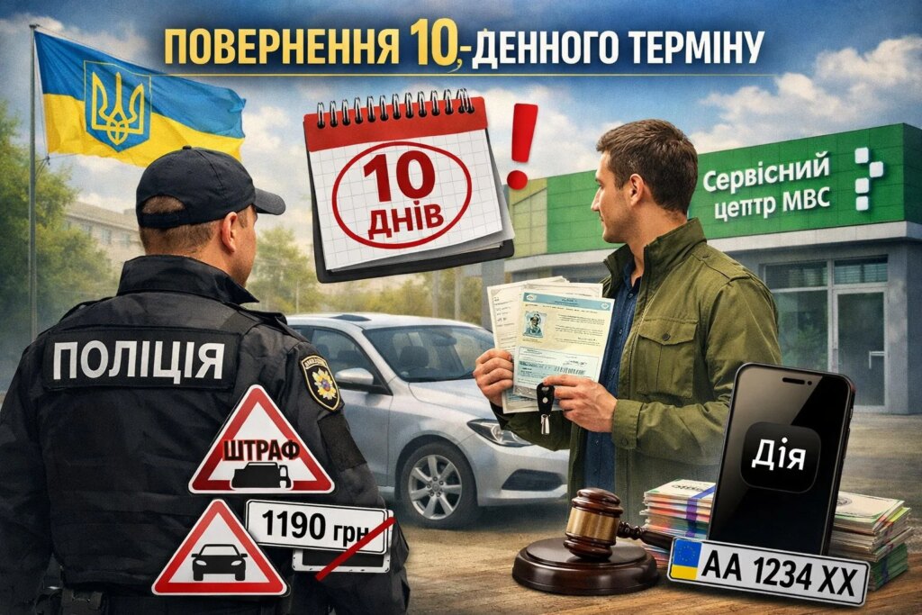 Волинські автовласники сплатили понад 300 штрафів за прострочену реєстрацію авто: 10 днів на оформлення | БУГ