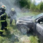 Горів автомобіль на садівничому масиві в Ковелі: пожежники загасили.
