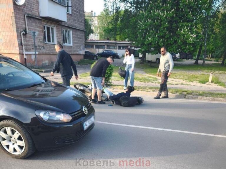 Ковель: Мотоцикл під обгін, результат – аварія. Небезпечна швидкість зіткнення.