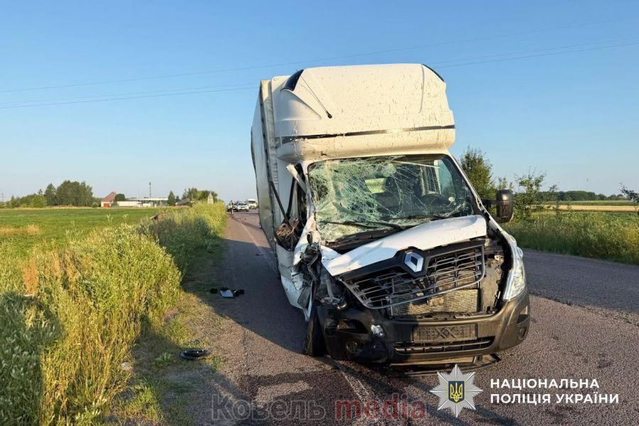 Ковельчанин-водій вантажівки спричинив ДТП на Рівненщині.