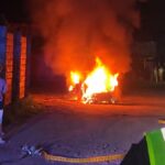 Нічна пожежа в Ковельському районі: легковик згорів дотла.