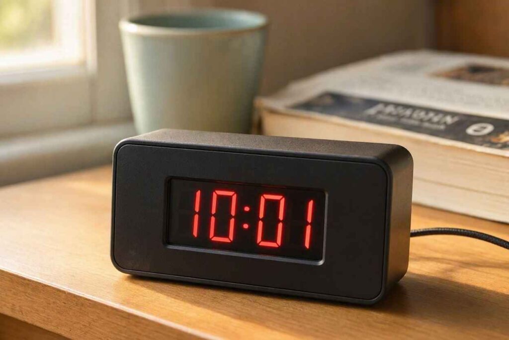10:01 на часах