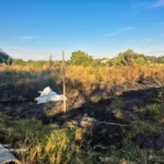 На Харківщині жінка загинула у вогні під час пожежі біля власного дому