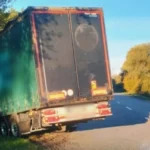 Водій фури на Волині покараний за виліт з дороги у кювет