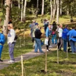 Олімпійці висадили у Володимирі алею пам'яті на честь полеглих Героїв України