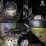 Ковель: під час дощу Toyota в’їхала у недіючу зупинку громадського транспорту