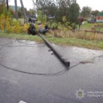 На Волині 50-річний водій загинув, в'їхавши в електроопору